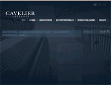 Tablet Screenshot of cavelier.com